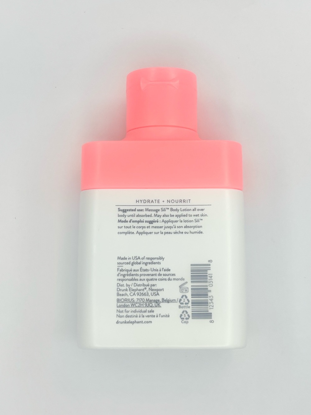 🎒BTS SALE📚 Drunk Elephant Sili Body Lotion Travel Size 2 oz 60mL 80% Full - Picture 3 of 4